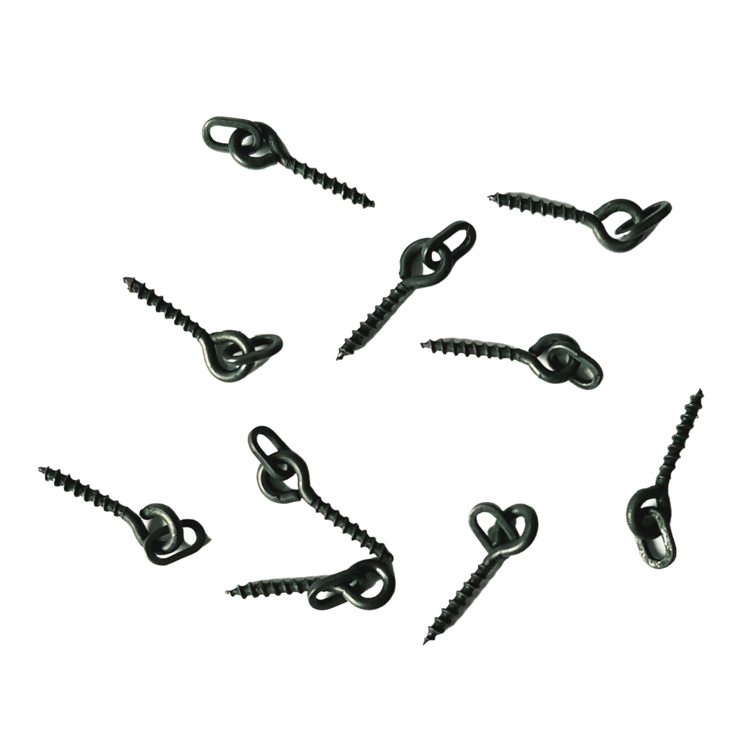 100 Piece Bait Screw & Hook Stop Bundles
20 of each 12mm Bait Screw Including;
20 x Std 12mm Bait Screw.
20 x Std 12mm Bait Screw With Rig Ring.
20 x Std 12mm B