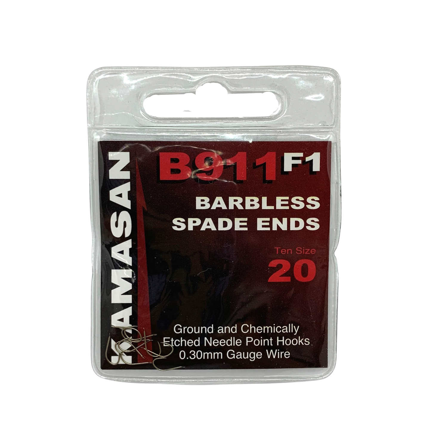 Kamasan B911 F1 Spade End Hooks - Size 20