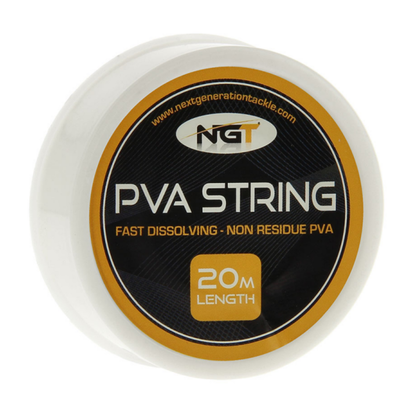 NGT PVA String dispenser with 20-meter fast dissolving, non-residue fishing line for carp angling