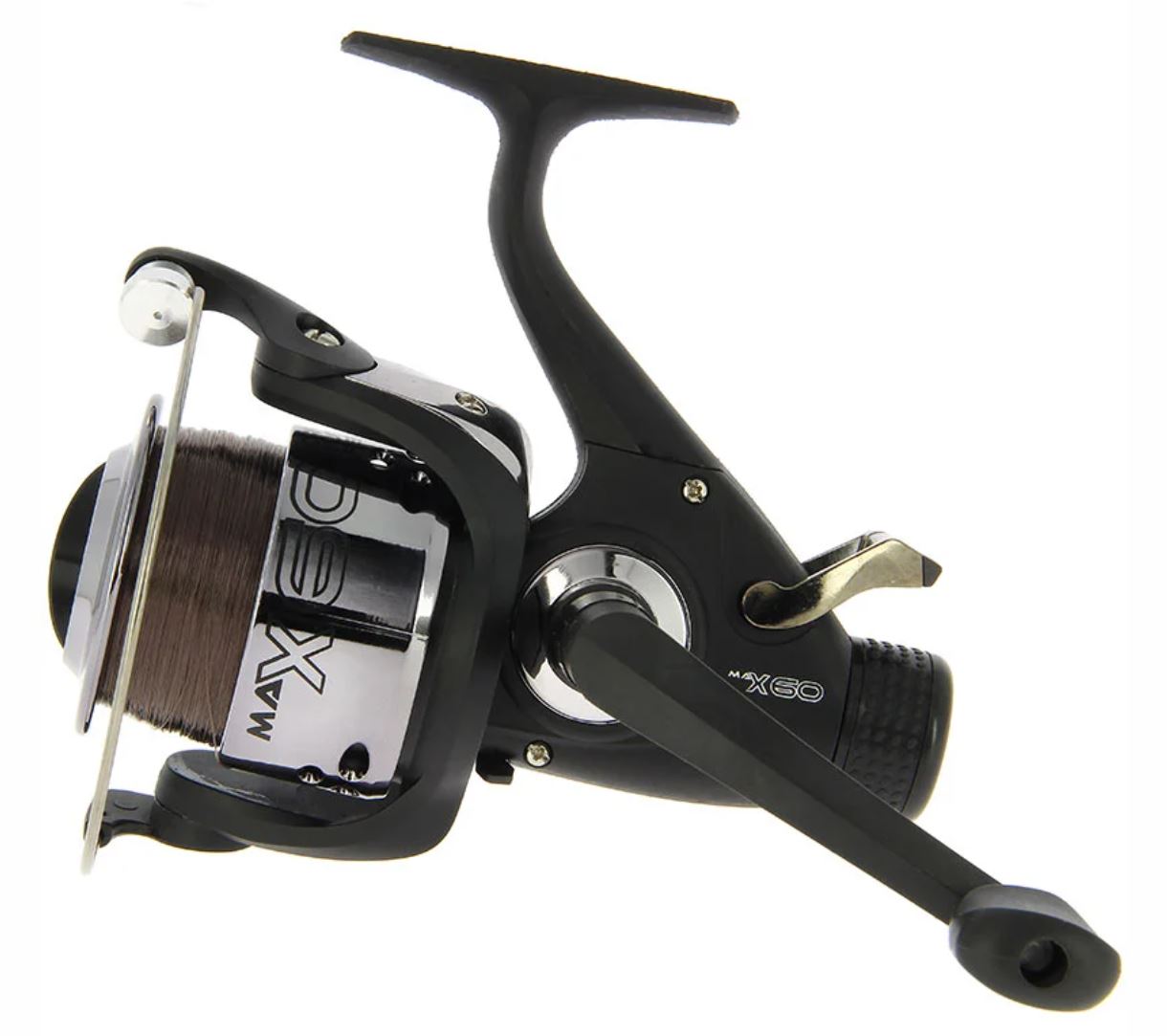 Angling Pursuits Max 60 - 2BB Carp Runner Reel loaded with 10lb Line