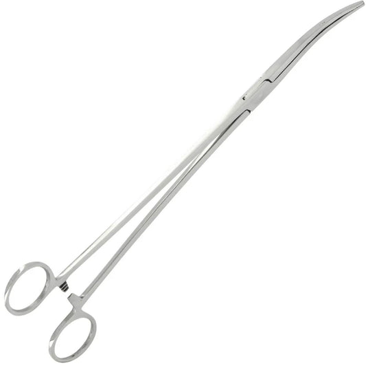 NGT 10" Forceps - Stainless Steel Curved - Ideal For Pike Fishing