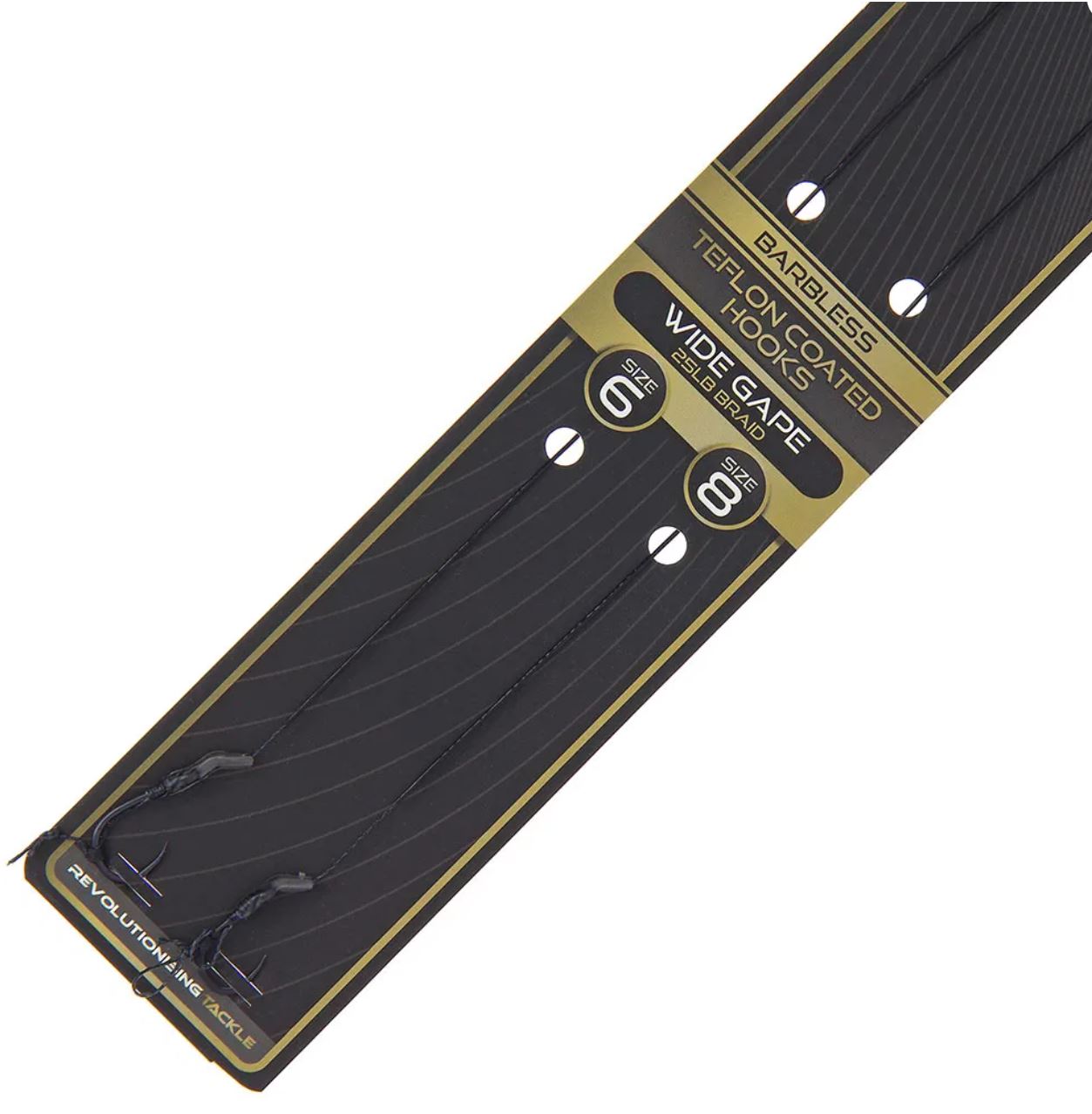 NGT Dynamic Twin Pack Hair Rigs - Size 6 and 8 Barbless