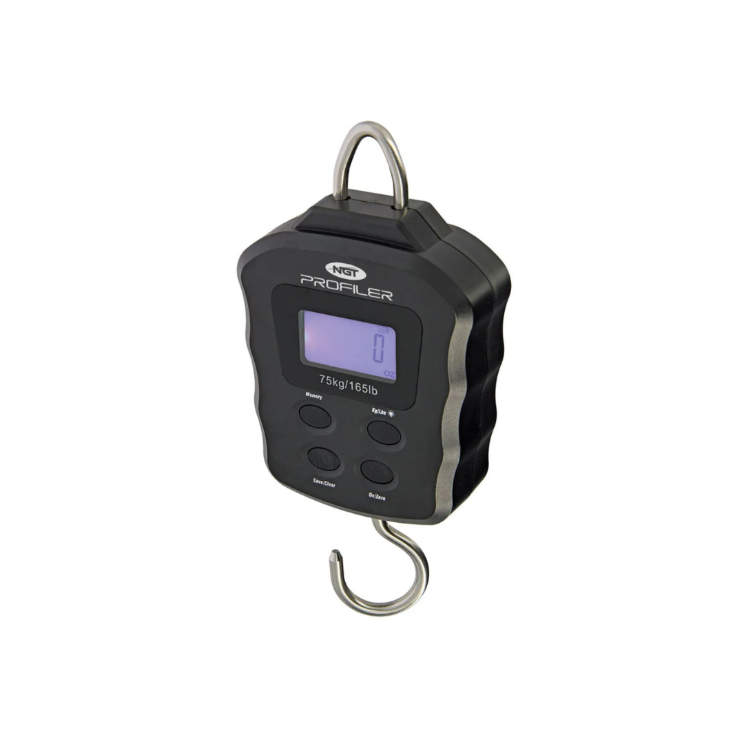 NGT Profiler Scales - Digital 165lb / 75kg Heavy Duty Scales with Free Neoprene Case