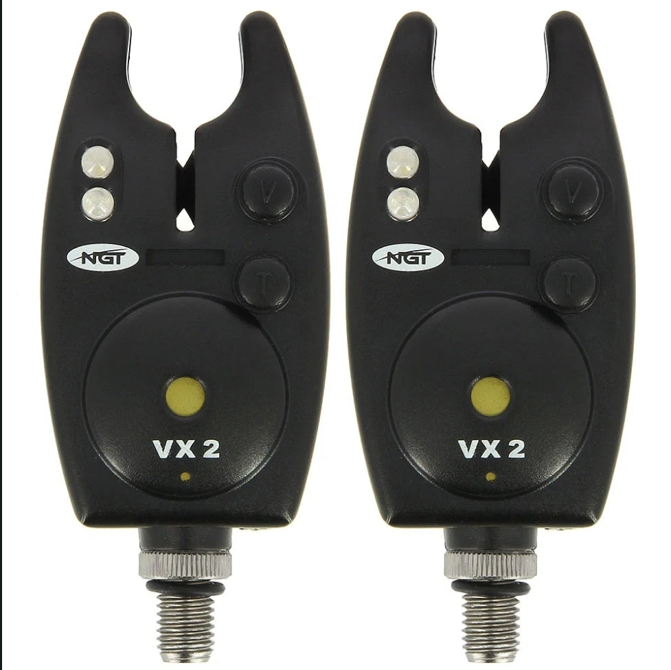 NGT VX2 Set - Twin VX2 Alarm and Indicator Set with Batteries - Free Tracked Delivery