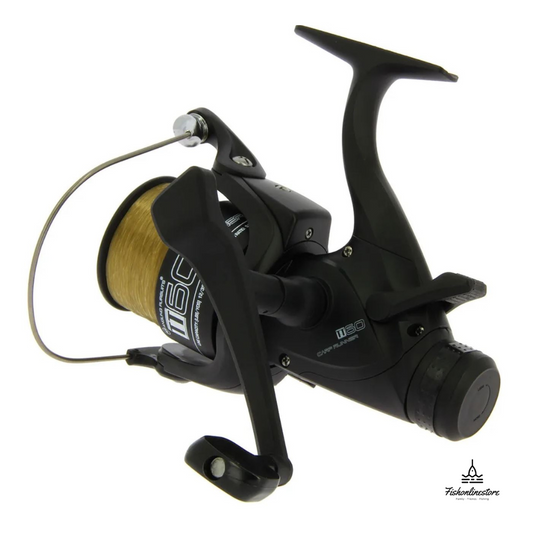NGT TT60 4BB Twin Handle Carp Runner Reel Loaded With 10lb Line Plus Spare Spool