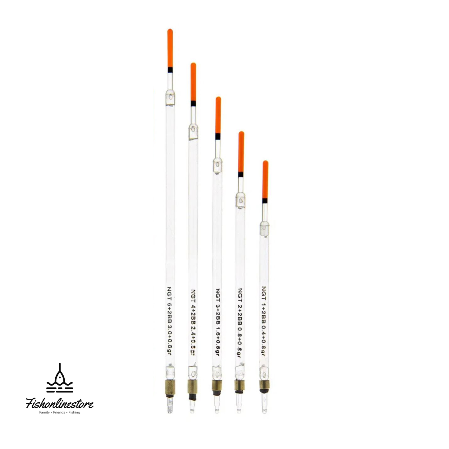 NGT Loaded Waggler Floats Set - Pack of 10