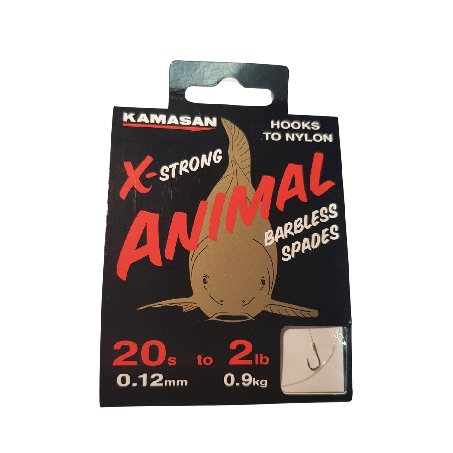 Kamasan Animal X-Strong Size 20 Hooks to Nylon. Ideal For Float Or Feeder Fishing.