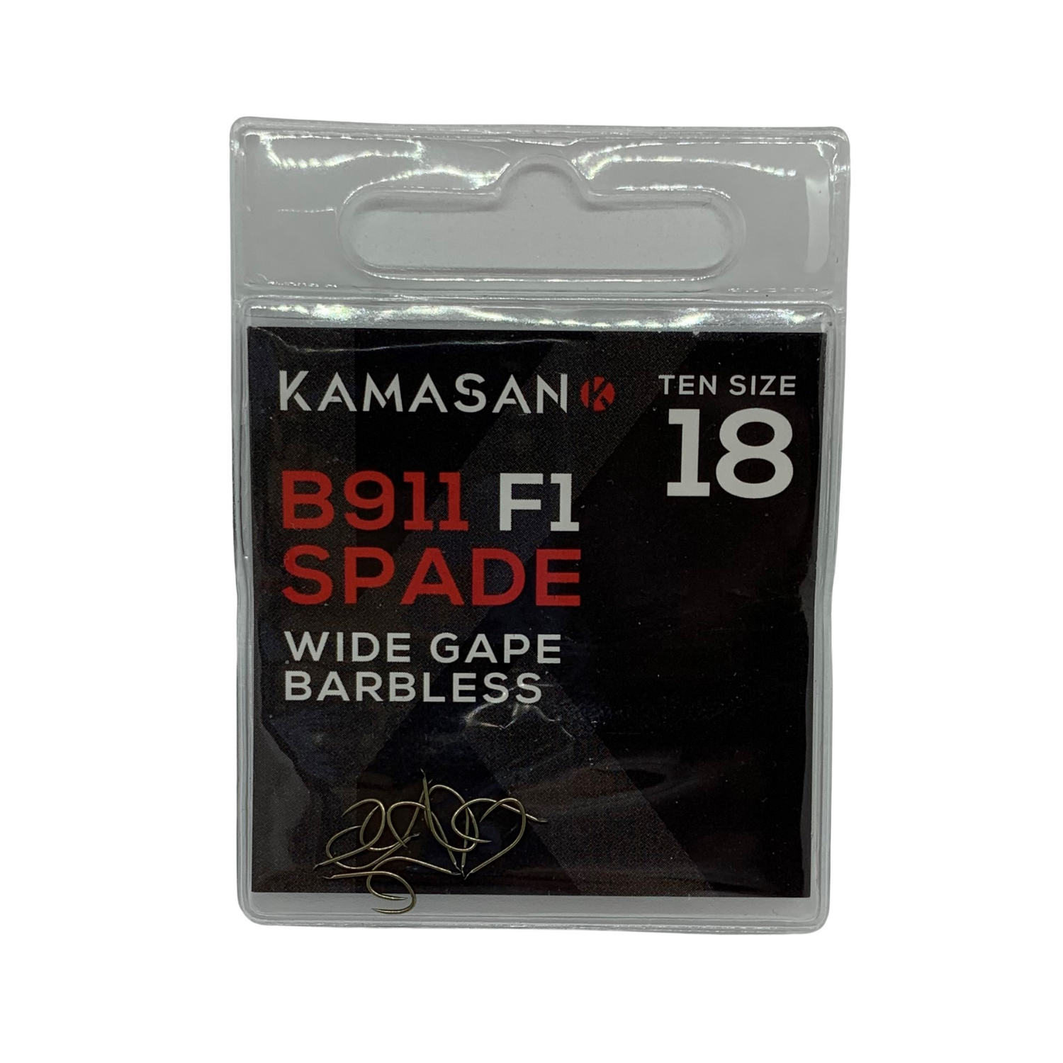 Kamasan B911 F1 Spade End Hooks - Size 18