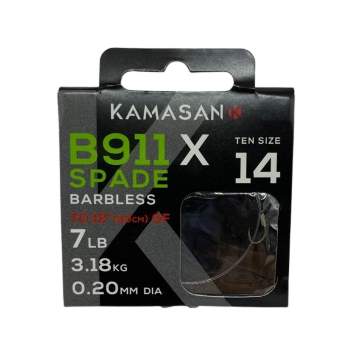 Kamasan B911XS Hooks To Nylon.