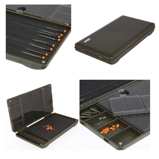 NGT XPR Plus Box
A compact tackle box designed to hold readymade hair rigs and the components to build them. Like our standard box system, this is held together by