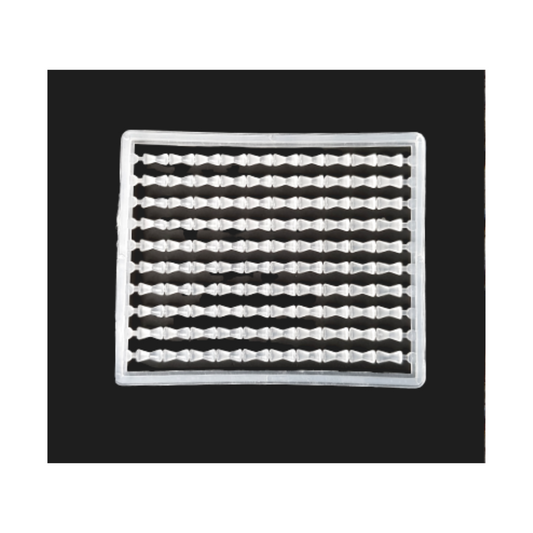 Clear Hair Rig Bait Stops card with 100 plastic bait stops for fishing rigs