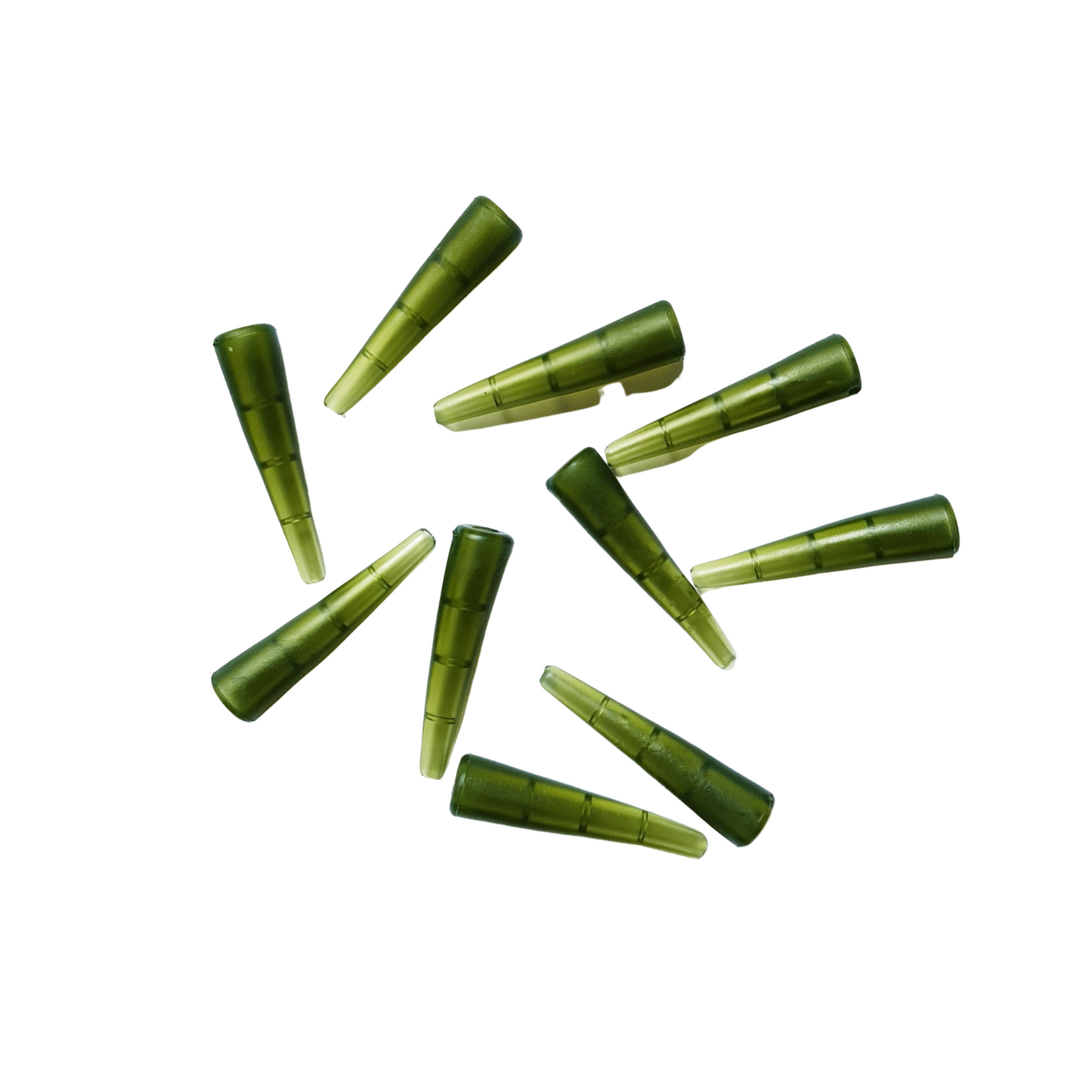 Long Tail Rubbers 25mm - Translucent Green