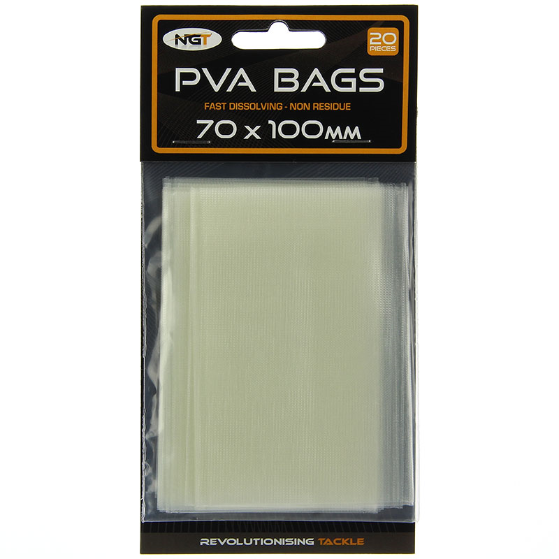 NGT PVA bags - 20 per Pack.