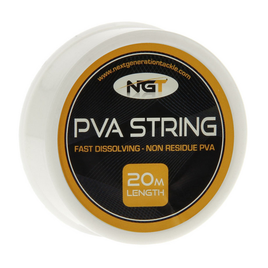 NGT PVA String dispenser with 20-meter fast dissolving, non-residue fishing line for carp angling
