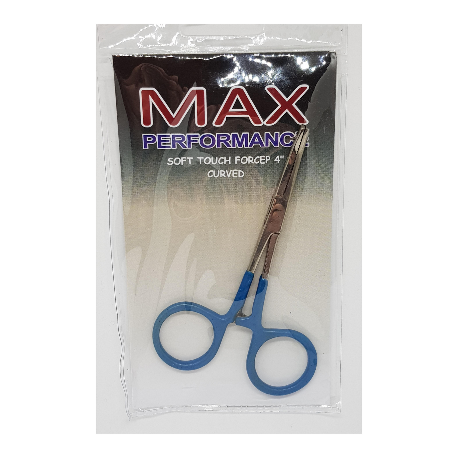 4 inch curved soft touch forceps.